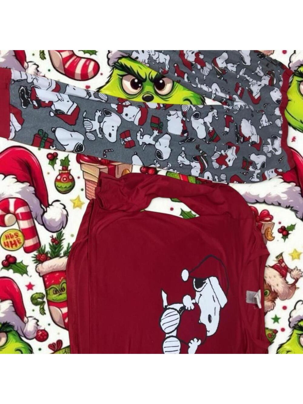 Munki Munki Women's Red and Multi Pajama